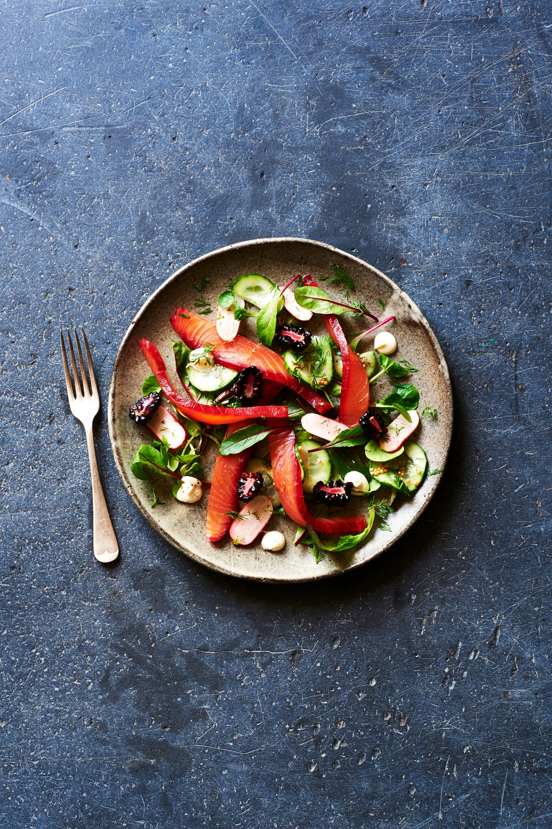 smoked salmon salad