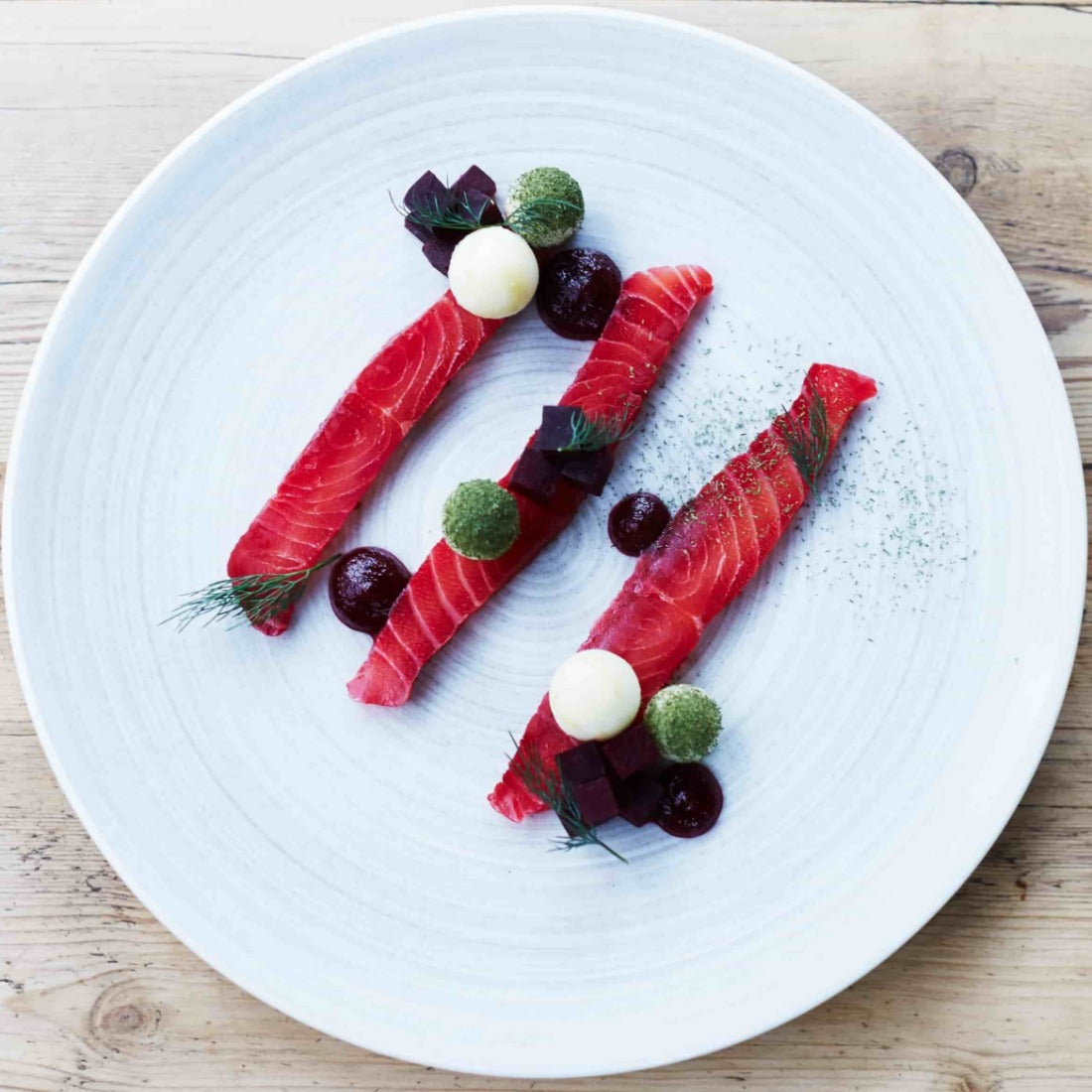 Whole Side of Erik The Red with Aquavit & Beetroot