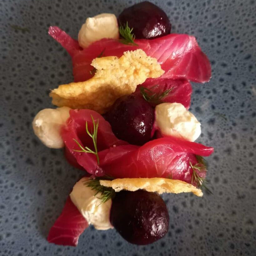 Erik The Red with Aquavit & Beetroot