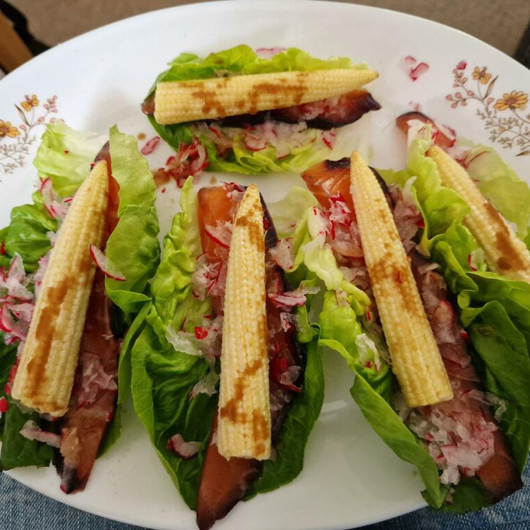 The Augustus Gloop with Raspberry Vodka & Blueberries