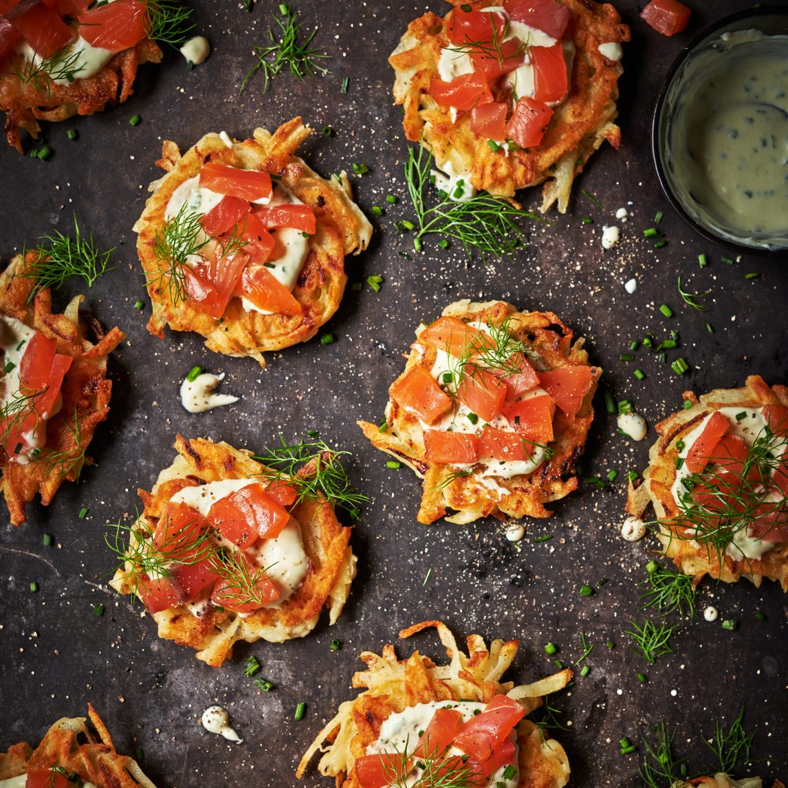Smoked Salmon Canapé Collection