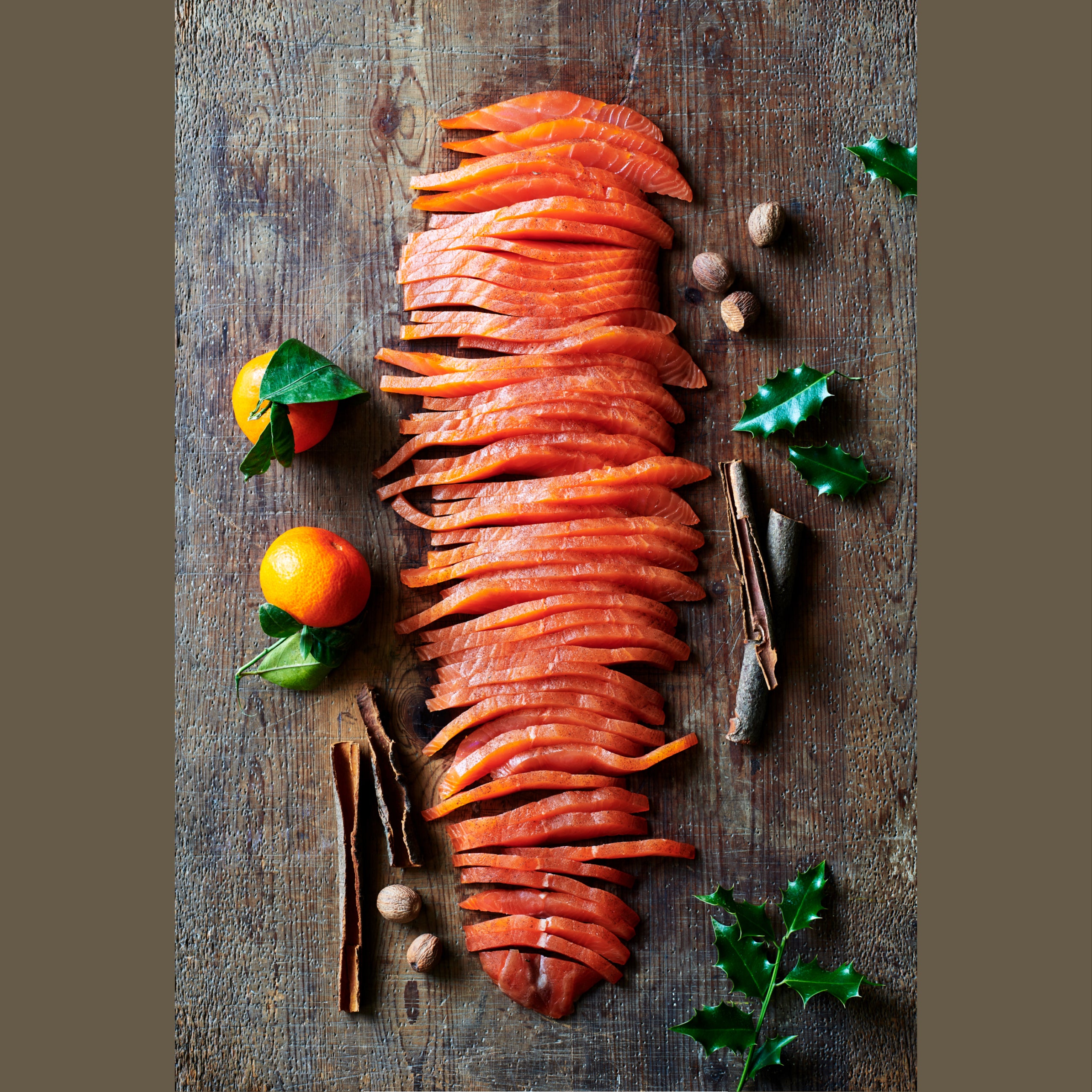 Whole Side of The Sozzled Santa with Christmas Spices, Brandy and Clementine Zest