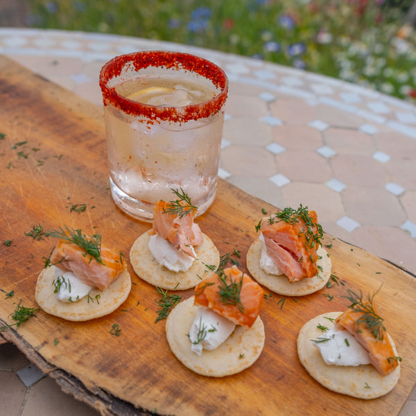 Uncle Sam Roasted Salmon Fillet with Honey & Bourbon