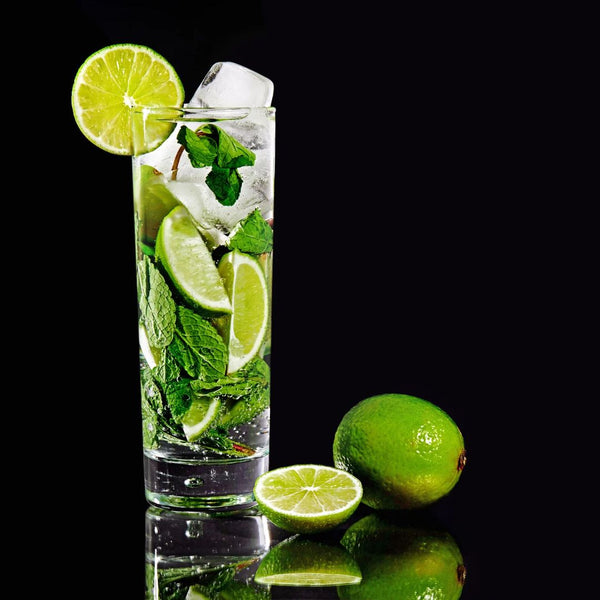 Mojito With Rum, Lime and Mint