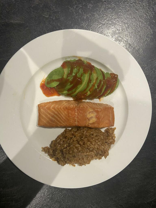 Uncle Sam Roasted Salmon Fillet with Honey & Bourbon