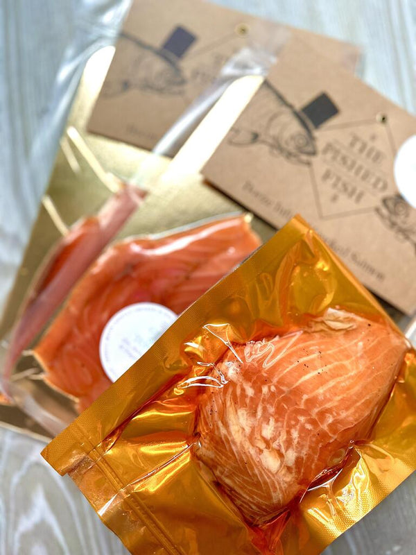 Uncle Sam Roasted Salmon Fillet with Honey & Bourbon