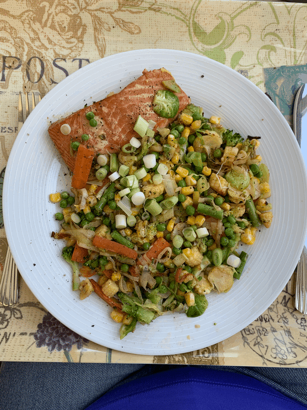 Uncle Sam Roasted Salmon Fillet with Honey & Bourbon