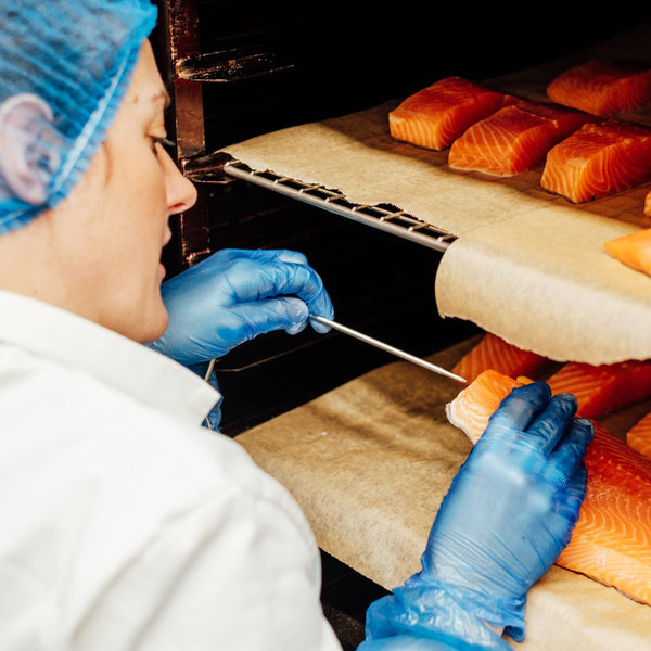 Uncle Sam Roasted Salmon Fillet with Honey & Bourbon